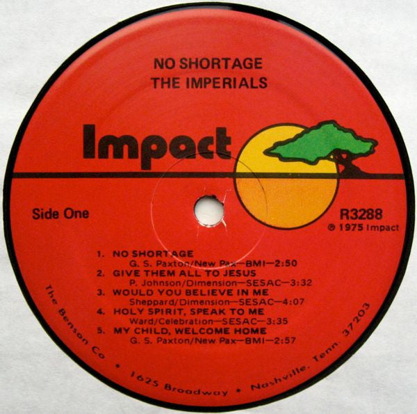 Imperials - No Shortage (LP Tweedehands) - Discords.nl