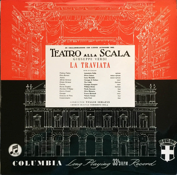 Giuseppe Verdi - Tullio Serafin - La Traviata (LP Tweedehands) - Discords.nl