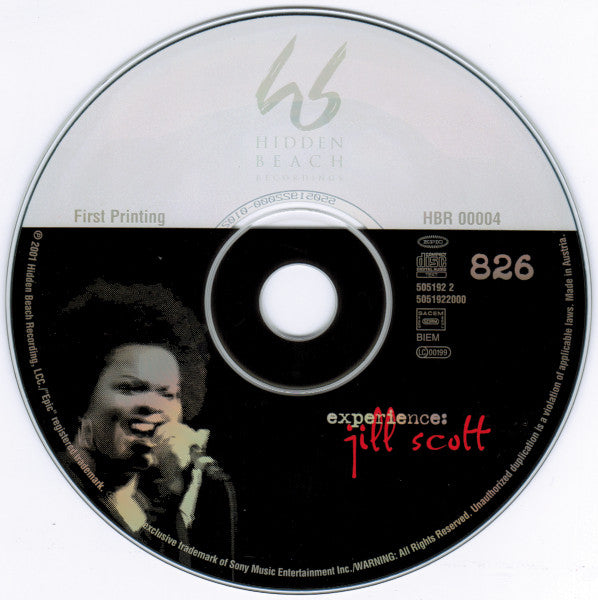 Jill Scott - Experience: Jill Scott 826+ (CD Tweedehands) - Discords.nl