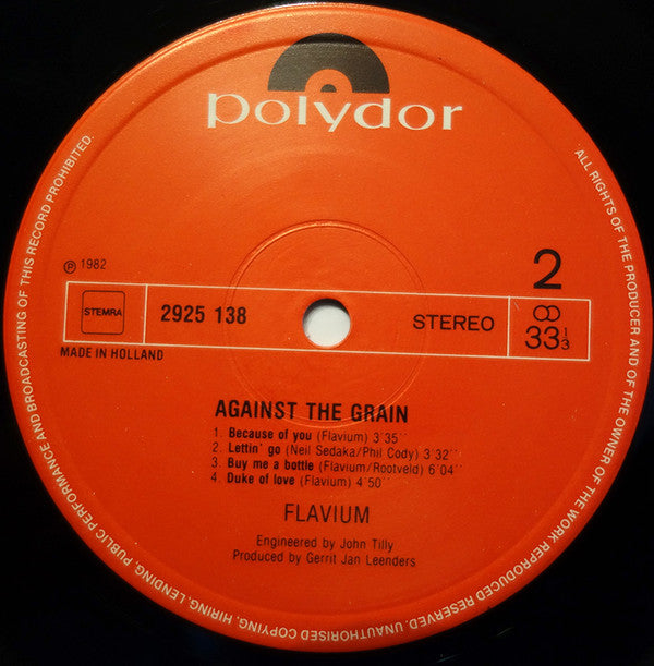 Flavium - Against The Grain (LP Tweedehands) - Discords.nl