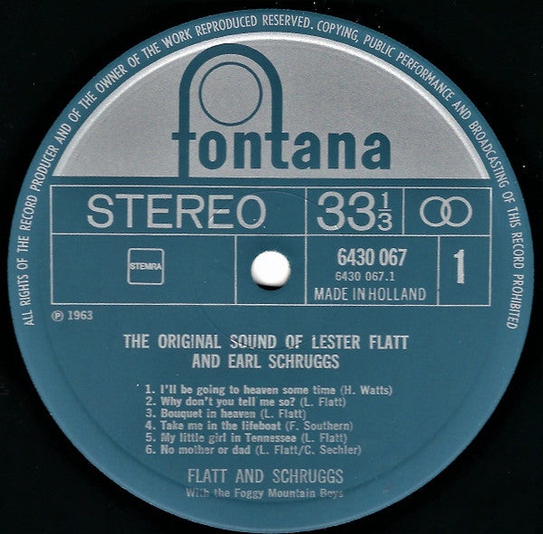 Flatt & Scruggs - The Original Sound (LP Tweedehands) - Discords.nl