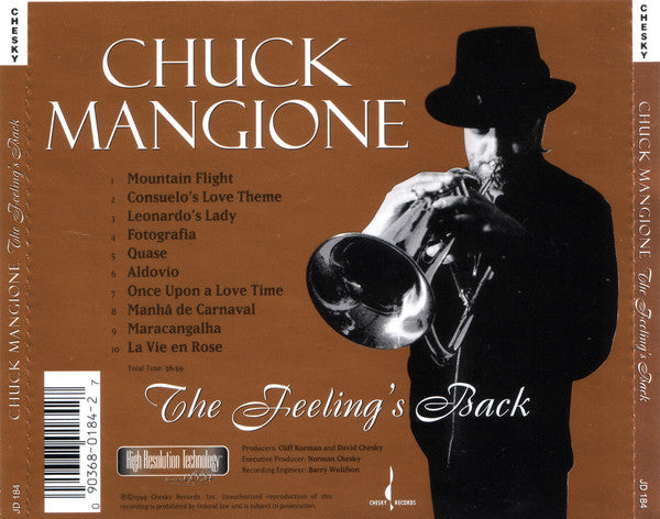 Chuck Mangione - The Feeling's Back (CD Tweedehands) - Discords.nl