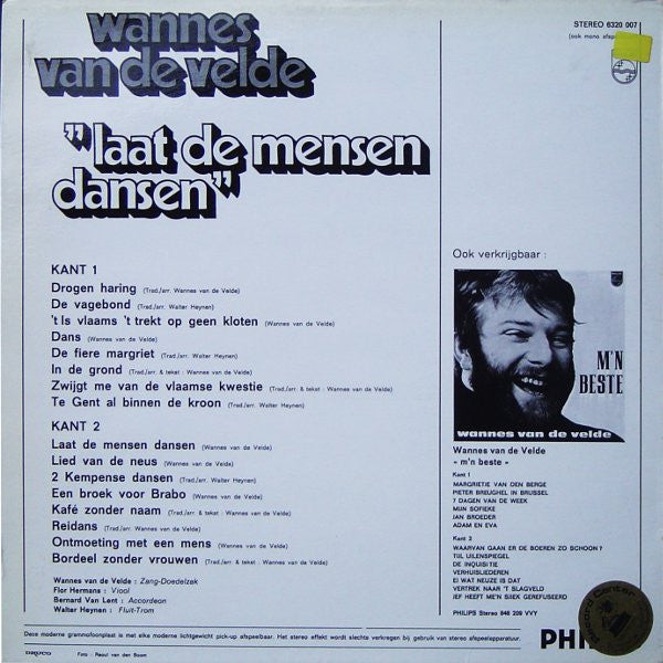 Wannes Van de Velde - Laat De Mensen Dansen (LP Tweedehands) - Discords.nl