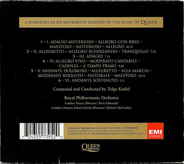 Royal Philharmonic Orchestra, The, Tolga Kashif - The Queen Symphony (CD Tweedehands) - Discords.nl