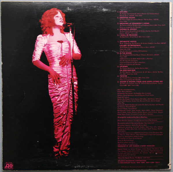 Bette Midler - Bette Midler (LP Tweedehands) - Discords.nl