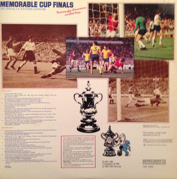 Various - Memorable Cup Finals (The Official F.A. Souvenir Album 1981) (LP Tweedehands) - Discords.nl