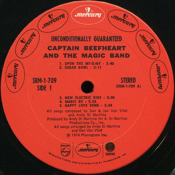 Captain Beefheart And Magic Band, The - Unconditionally Guaranteed (LP Tweedehands) - Discords.nl