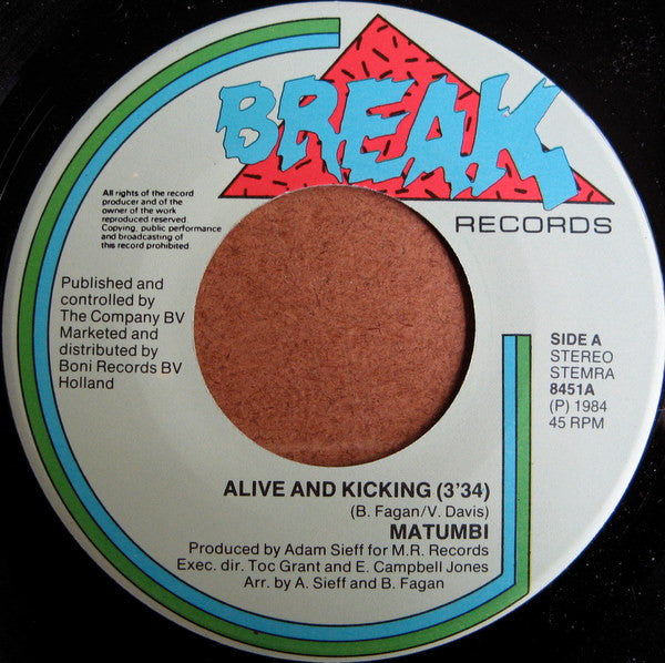 Matumbi - Alive & Kicking (7-inch Tweedehands) - Discords.nl