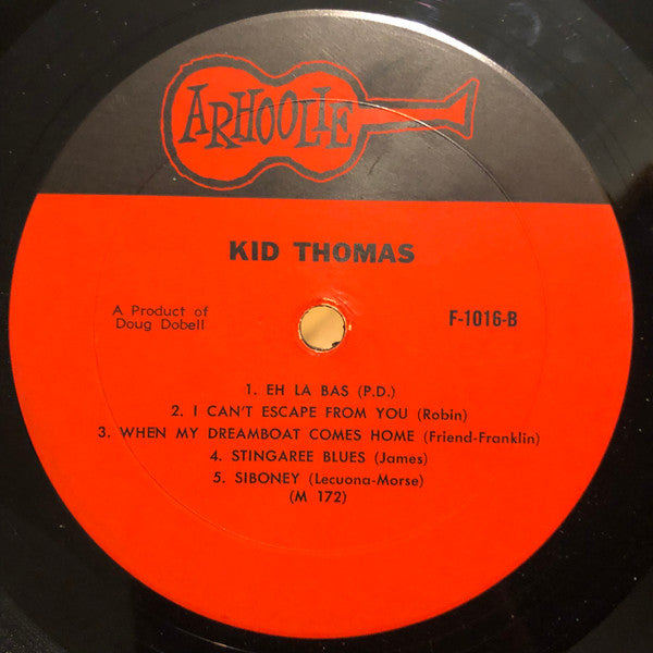 Kid Thomas And His Creole Jazz Band - Kid Thomas (LP Tweedehands) - Discords.nl