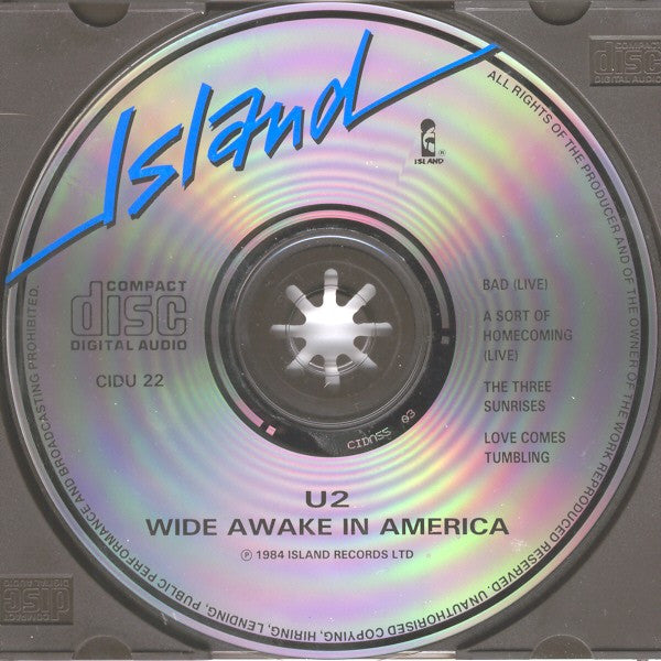 U2 - Wide Awake In America (CD Tweedehands) - Discords.nl