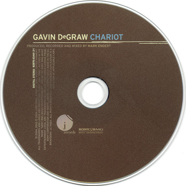 Gavin DeGraw - Chariot (CD Tweedehands) - Discords.nl