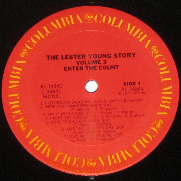 Lester Young - The Lester Young Story / Volume 3 Enter The Count (LP Tweedehands) - Discords.nl