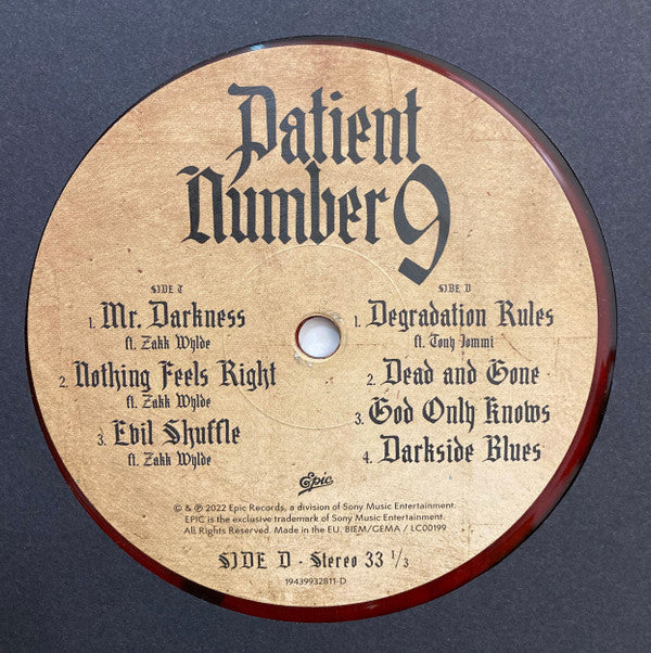 Ozzy Osbourne - Patient Number 9 (LP) - Discords.nl