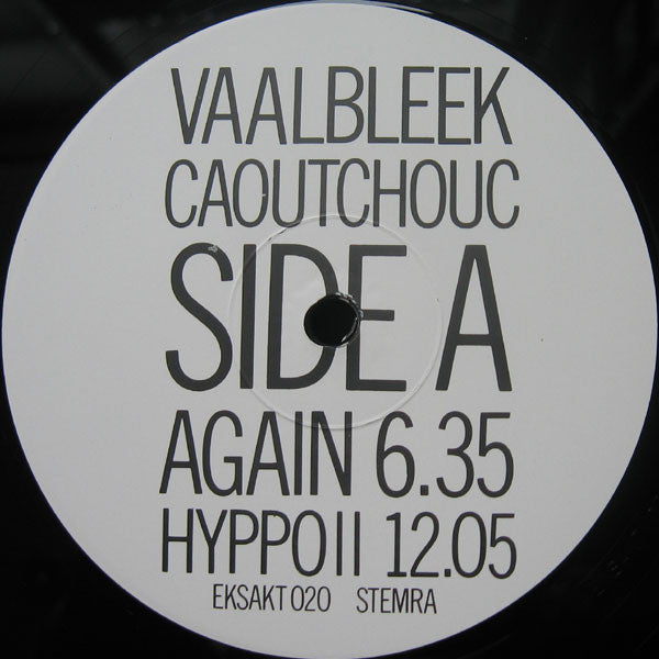 Vaalbleek - Caoutchouc (LP Tweedehands) - Discords.nl