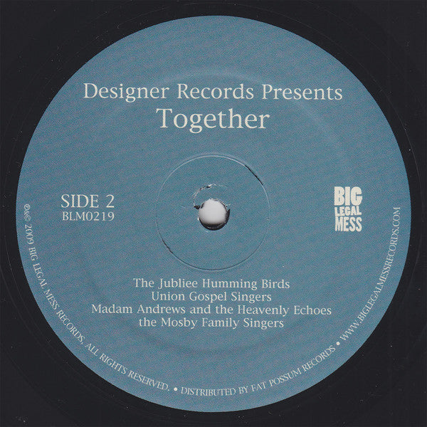 Various - Designer Records Presents: Together (LP Tweedehands) - Discords.nl