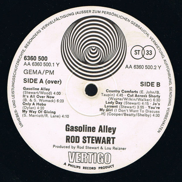 Rod Stewart - Gasoline Alley (LP Tweedehands) - Discords.nl
