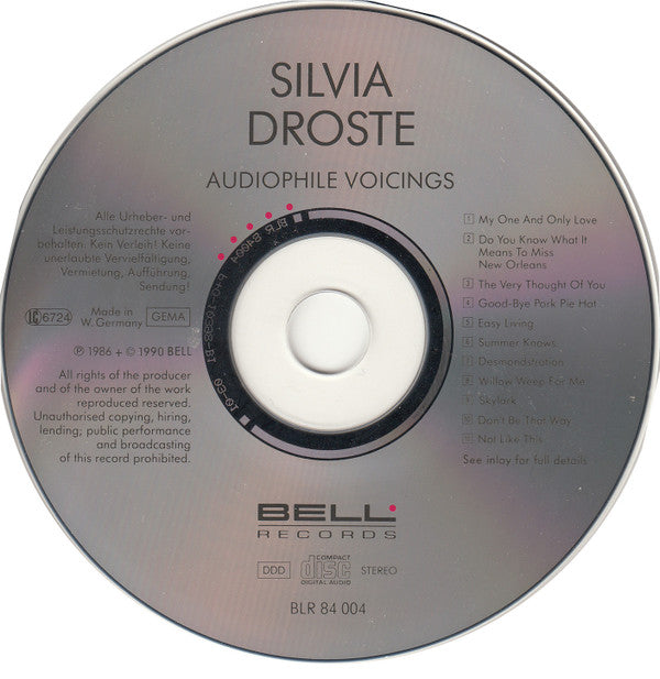 Silvia Droste - Audiophile Voicings  (CD Tweedehands) - Discords.nl