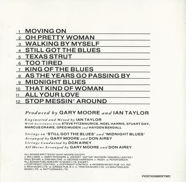 Gary Moore - Still Got The Blues (CD) - Discords.nl