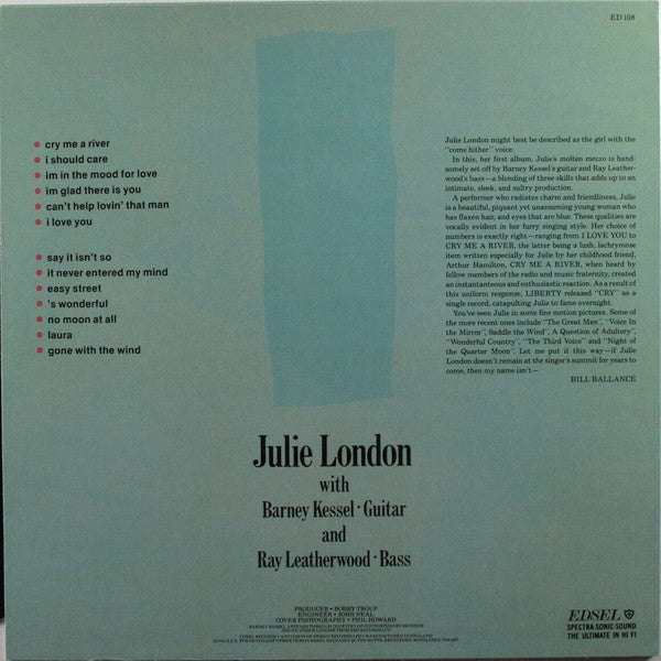 Julie London - Julie Is Her Name (LP Tweedehands) - Discords.nl