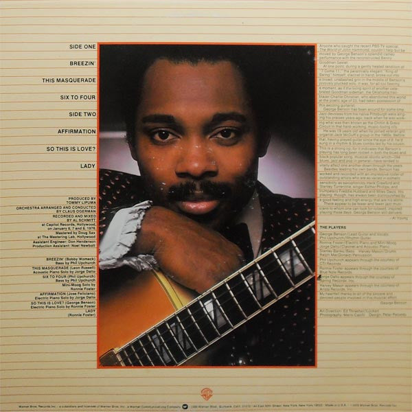 George Benson - Breezin' (LP Tweedehands) - Discords.nl