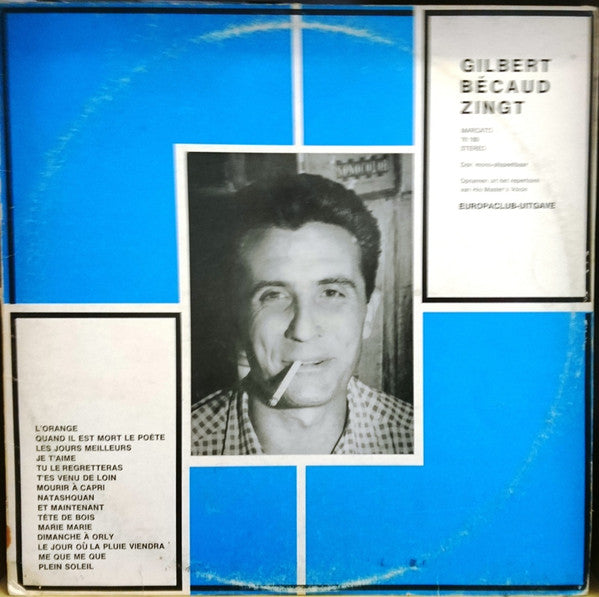 Gilbert Bécaud - zingt (LP Tweedehands) - Discords.nl