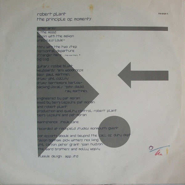 Robert Plant - The Principle Of Moments (LP Tweedehands) - Discords.nl
