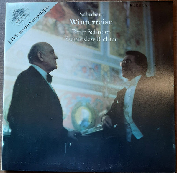 Franz Schubert - Peter Schreier, Sviatoslav Richter - Winterreise (Live Aus Der Semperoper) (LP Tweedehands)