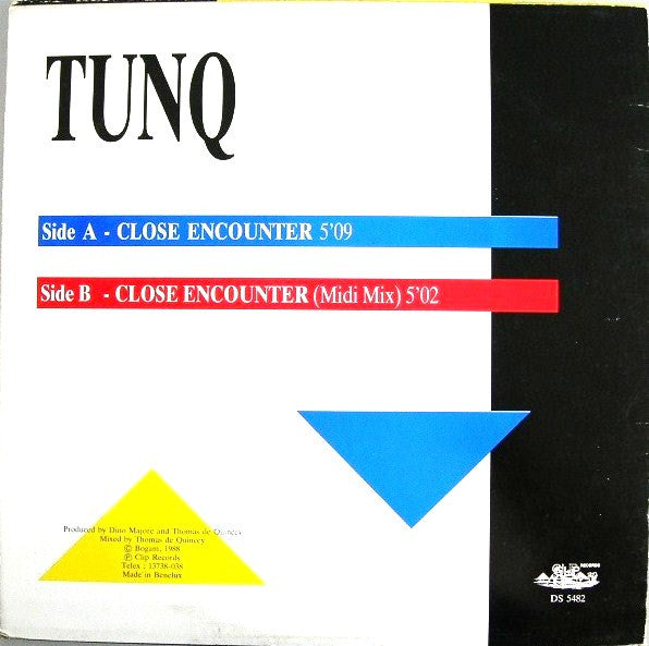 TUNQ - Close Encounter (12" Tweedehands) - Discords.nl
