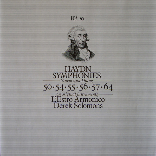 Joseph Haydn, L'Estro Armonico, Derek Solomons - Vol. 10, Symphonies, Sturm Und Drang 50 • 54 • 55 • 56 • 57 • 64   (Box Tweedehands) - Discords.nl