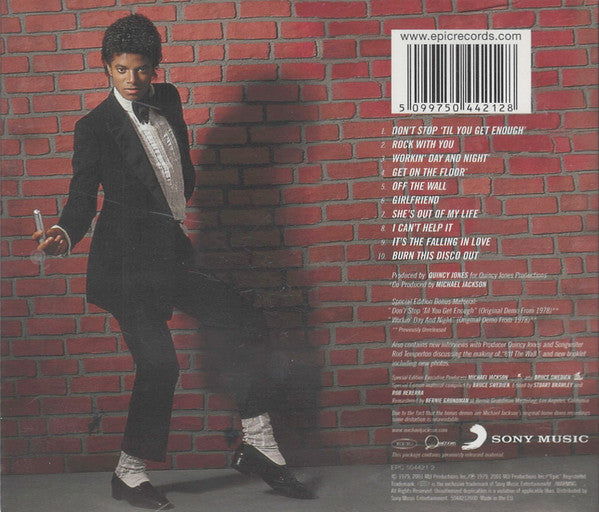 Michael Jackson - Off The Wall (CD) - Discords.nl