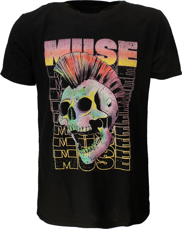 Muse-T-Shirt - Mohawk Skull - Discords.nl