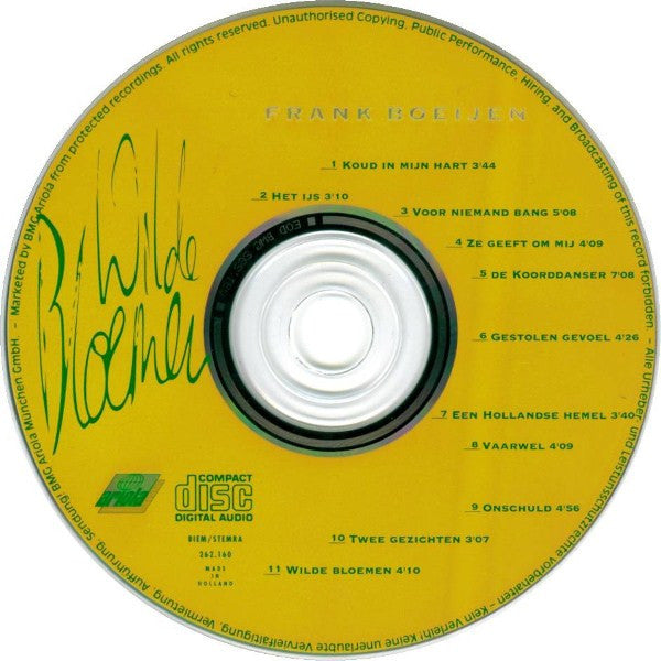 Frank Boeijen - Wilde Bloemen (CD Tweedehands) - Discords.nl