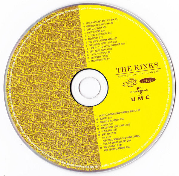 Kinks, The - Everybody's In Show-Biz (CD) - Discords.nl