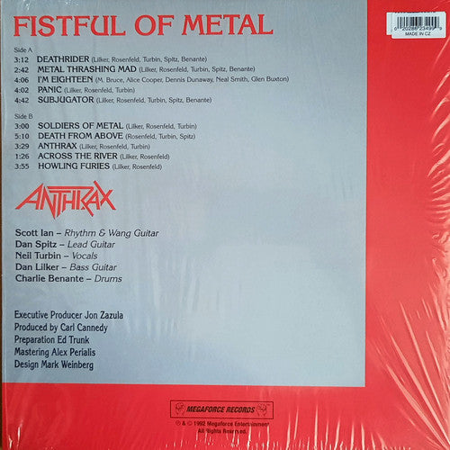 Anthrax - Fistful Of Metal (LP) - Discords.nl