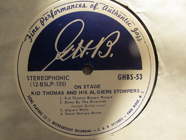 Kid Thomas And His Algiers Stompers - On Stage (LP Tweedehands) - Discords.nl