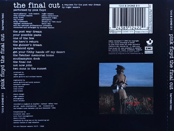 Pink Floyd - The Final Cut (CD Tweedehands) - Discords.nl