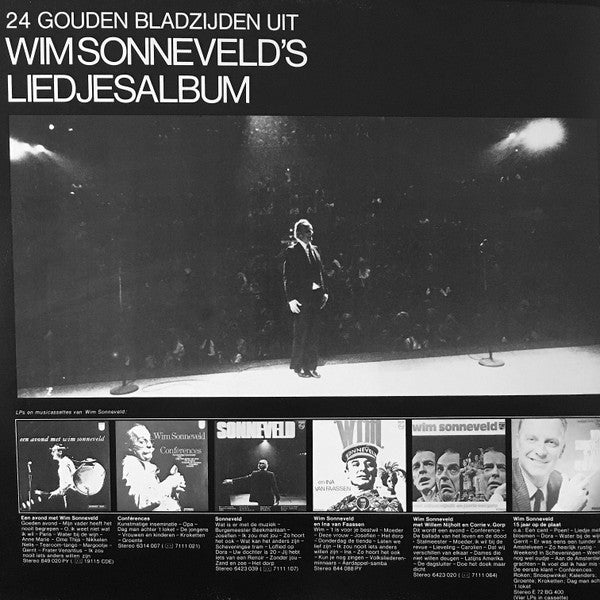 Wim Sonneveld - 24 Gouden Bladzijden Uit Wim Sonneveld's Liedjesalbum (LP Tweedehands) - Discords.nl