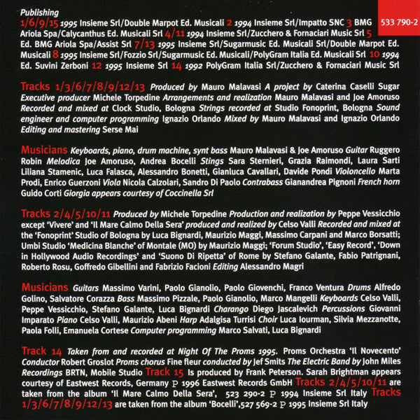 Andrea Bocelli - Romanza (CD Tweedehands) - Discords.nl