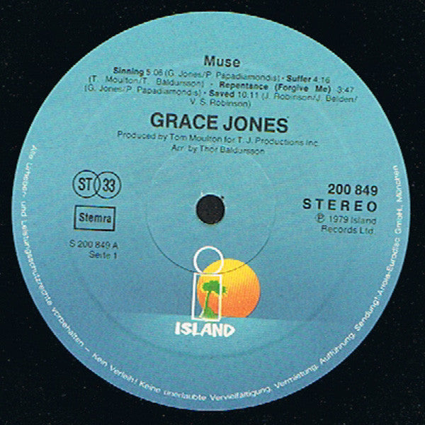 Grace Jones - Muse (LP Tweedehands) - Discords.nl