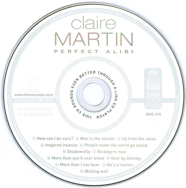 Claire Martin - Perfect Alibi (CD Tweedehands) - Discords.nl