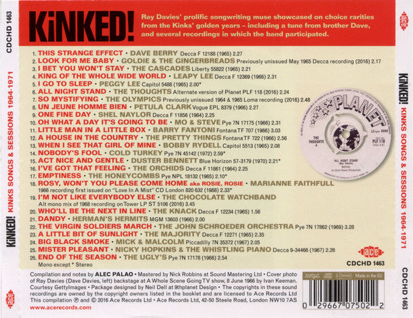 Various - Kinked! (Kinks Songs & Sessions 1964-1971) (CD) - Discords.nl