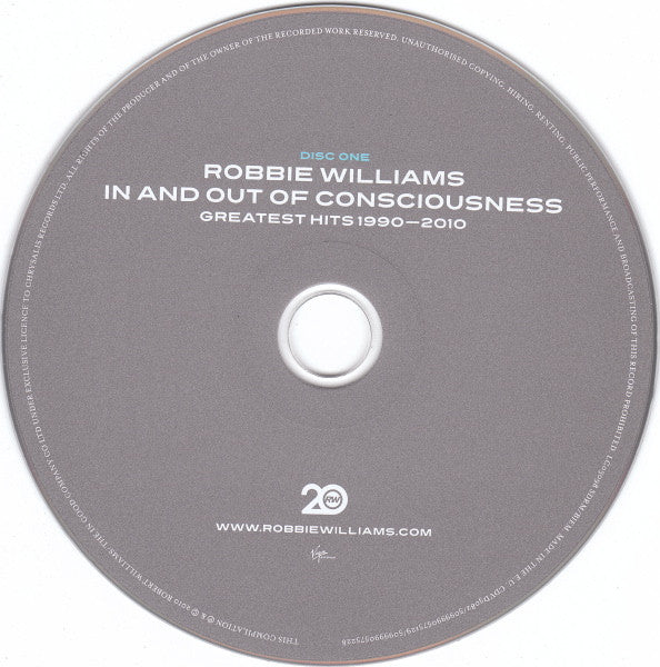 Robbie Williams - In And Out Of Consciousness - Greatest Hits 1990 - 2010 (CD) - Discords.nl