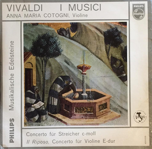 Antonio Vivaldi, I Musici, Anna Maria Cotogni - Concerto Für Streicher Und Basso Continuo C-Moll (7-inch Tweedehands) - Discords.nl