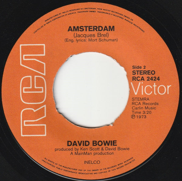 David Bowie - Sorrow (7-inch Tweedehands) - Discords.nl