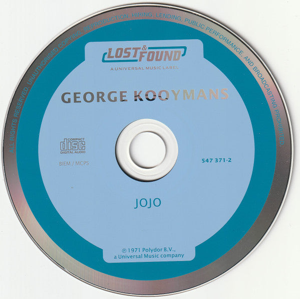 George Kooymans - Jojo (CD Tweedehands) - Discords.nl