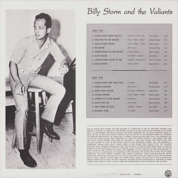Billy Storm And Valiants, The - Billy Storm And The Valiants (LP Tweedehands) - Discords.nl