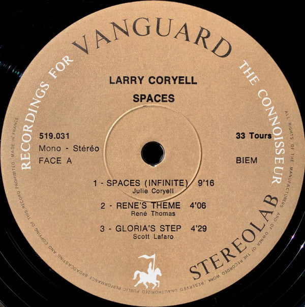 Larry Coryell - Spaces (LP Tweedehands) - Discords.nl