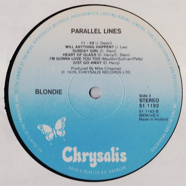 Blondie - Parallel Lines (LP Tweedehands) - Discords.nl