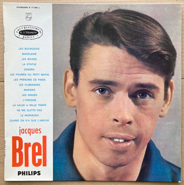 Jacques Brel - Enregistrement Public À L'Olympia (LP Tweedehands) - Discords.nl