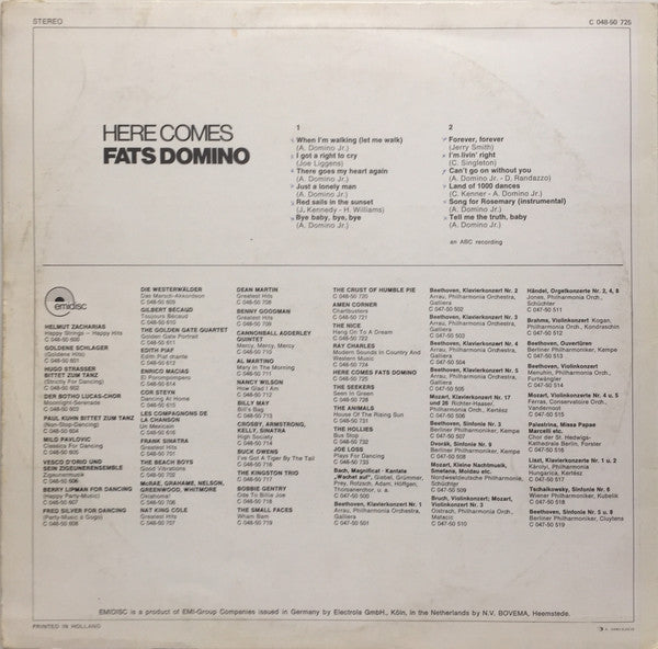 Fats Domino - Here Comes Fats Domino (LP Tweedehands) - Discords.nl